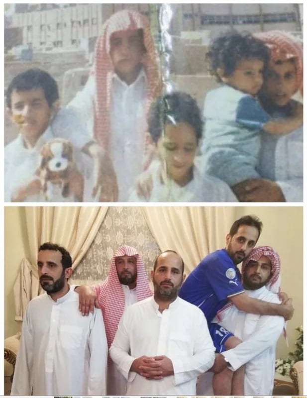 صورتان لنفس الأشخاص الفرق بينهما 37 عام