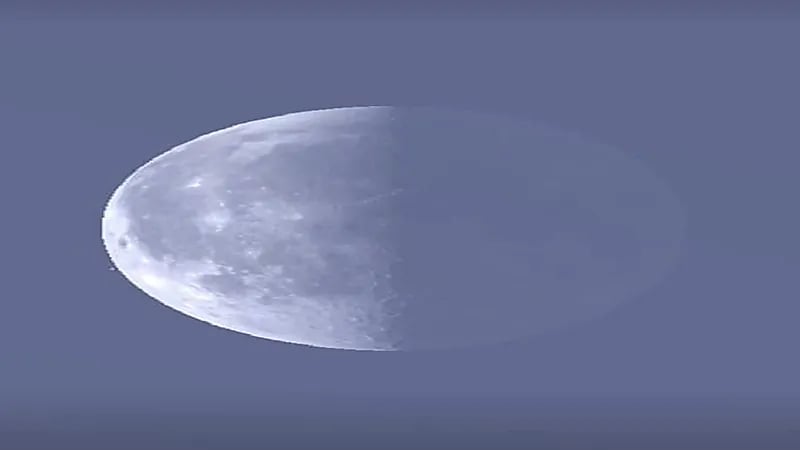 فلكية جدة: قمر شعبان في تربيعه الأخير