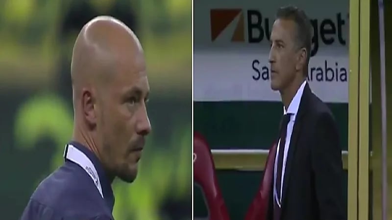 شاهد .. فرحة "شاموسكا" ورد فعل مدرب التعاون عقب فوز الفيصلي بكأس الملك