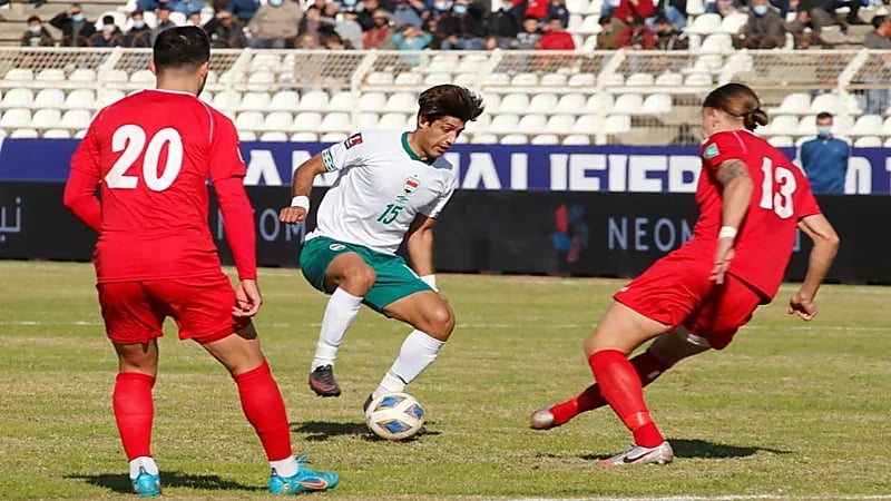التعادل الإيجابي يحسم مواجهة العراق ولبنان