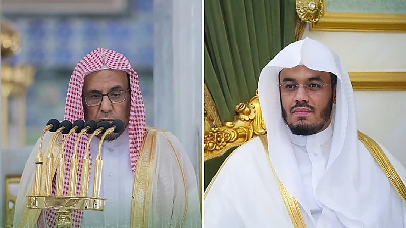 الدوسري وآل الشيخ خطيبا عيد الأضحى بالحرمين الشريفين