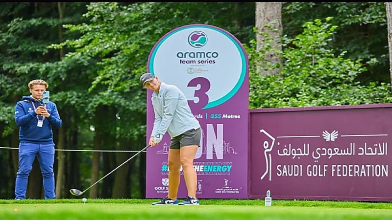 انطلاق الجولة الثالثة من بطولات أرامكو لمحترفات الجولف .. صور
