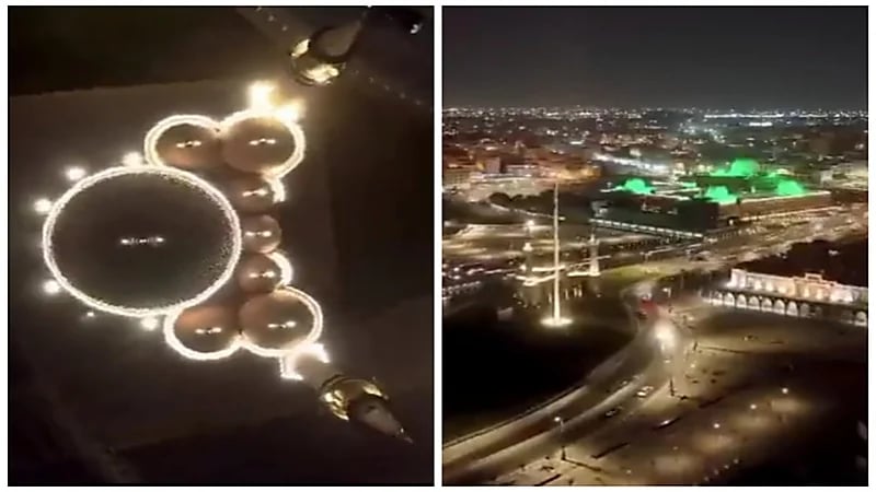 إسم على مسمى.. المدينة المنورة تسحر الأنظار بعد تجديد هوية الإنارة.. فيديو