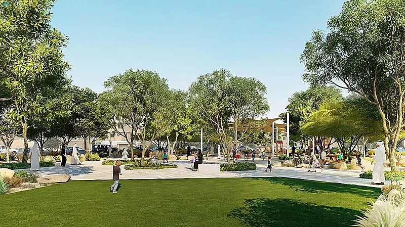 إطلاق أعمال التشجير وتأهيل البنية التحتية للري في حي الغدير