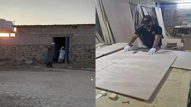 عائلة تفاجئ عاملهم بإحضار عائلته ليراهم بعد غياب طويل.. فيديو