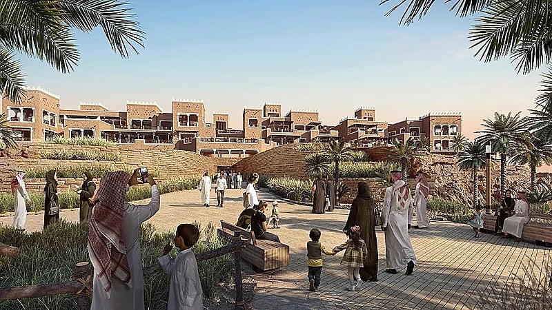 الدرعية تعلن عن مشروع الزلال في مطلع البجيري .. صور