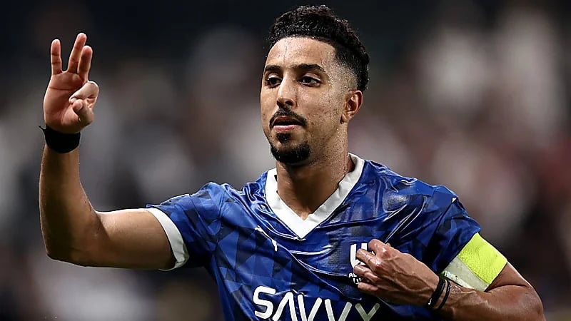 الأشعة تؤكد إصابة سالم الدوسري في مفصل القدم