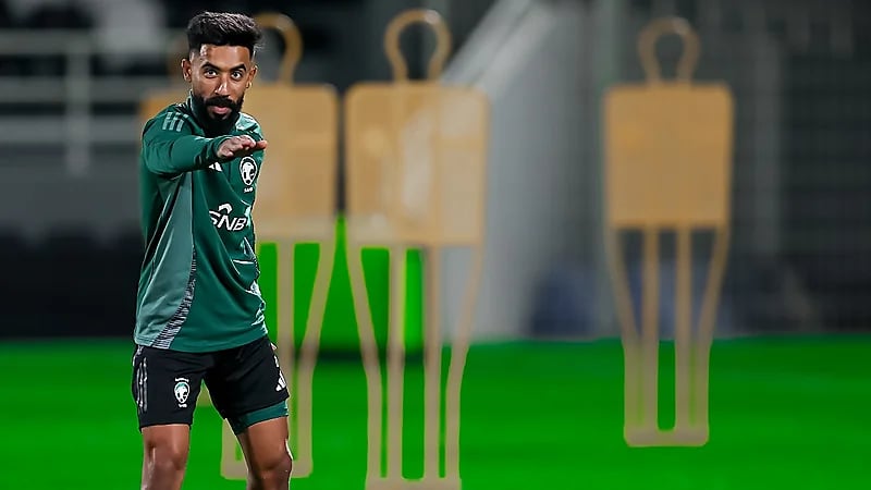 الأخضر يواصل تدريباته استعداداً لخليجي 26