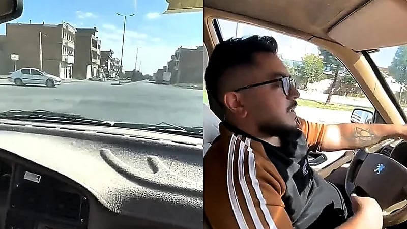 شاب يتعرض لحادث خطير أثناء استعراض مهاراته في القيادة بسيارة معدلة .. فيديو