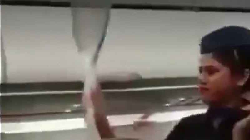 مضيفات هنديات يطاردن البعوض داخل الطائرة بمضارب كهربائية ..فيديو