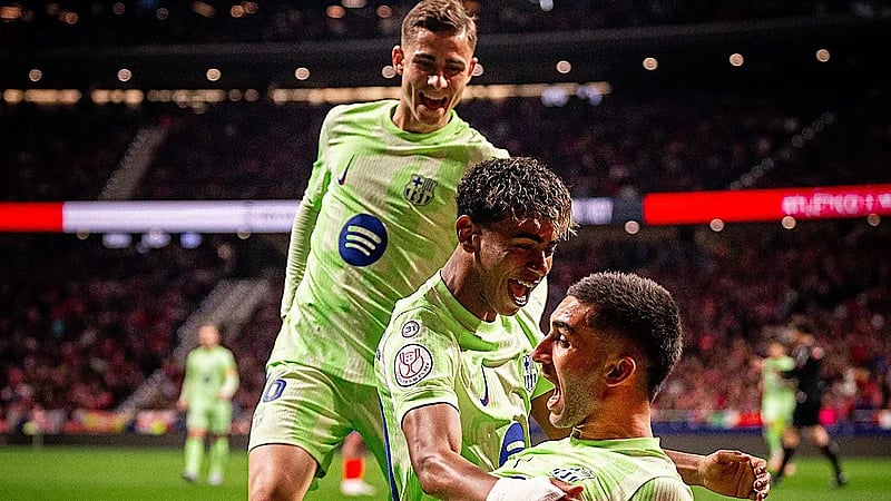 برشلونة‬⁩ يبلغ نهائي كأس ملك إسبانيا بالفوز على أتلتيكو مدريد