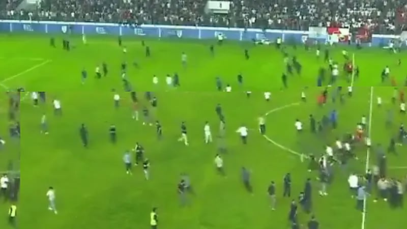 أحداث شغب في إحدى مباريات الدوري العراقي .. فيديو