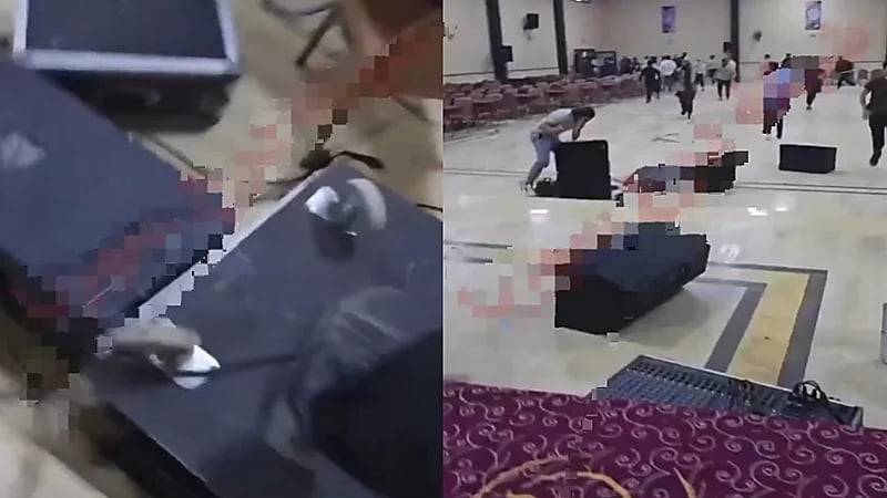 تفجير قاعة حفلات في إدلب السورية قبل ساعات من حفل موسيقي.. فيديو