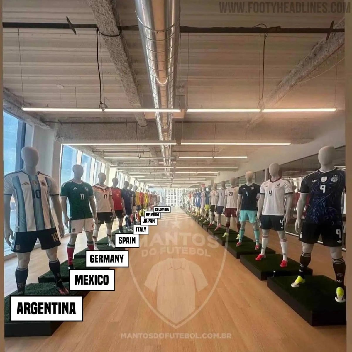 ديل بييرو يسرب تصاميم قمصان المنتخبات قبل مونديال 2026 .. صور