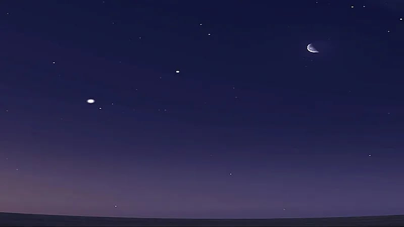 حدث فلكي سيُزين سماء المملكة بمنظر بديع غدًا