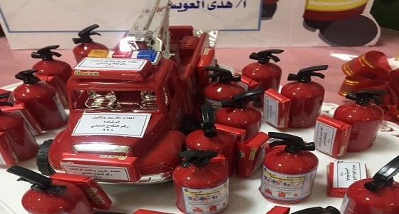 بالصور.. اليوم العالمي للدفاع المدني في الروضة الثانية بالهفوف