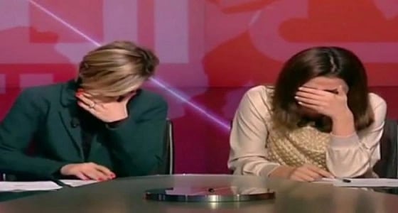 بالفيديو.. نوبة ضحك تصيب مذيعتان على الهواء