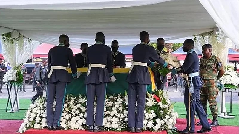 جنازة مهيبة لـ"كريستيان أتسو" في غانا