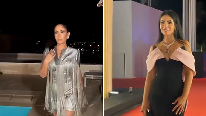 بالفيديو .. منى زكي تفاجأ جمهورها بخروج مثير في الجونة