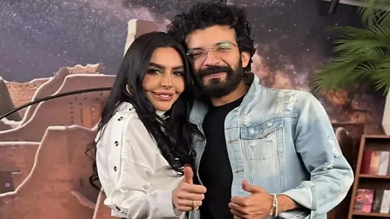 ظهور ليلى إسكندر مع طليقها يعقوب الفرحان