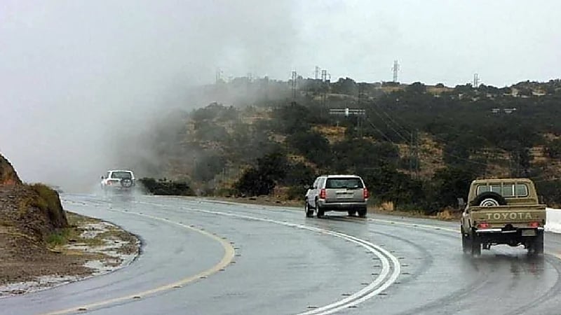 الباحة تسجّل أعلى كمية أمطار في بيضان ببني حسن