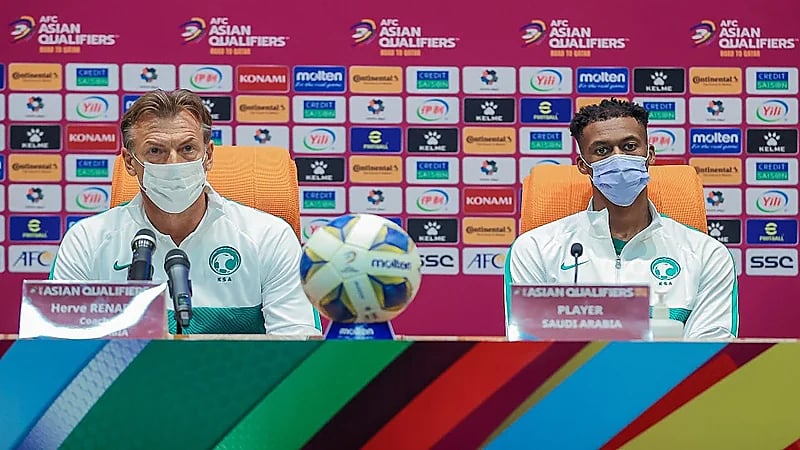 رينارد: أمامنا مباراة هامة ونتطلع لدعم الجماهير الغفيرة لتجاوز اليابان