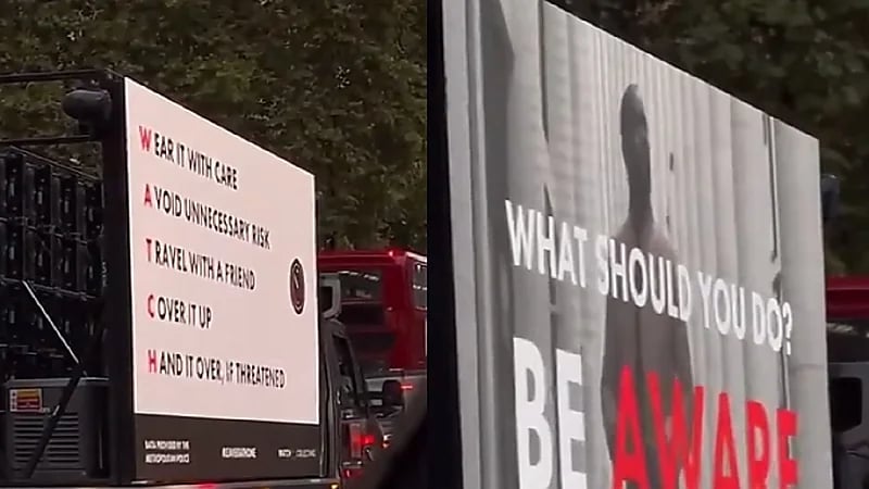 بالفيديو.. لندن تناشد السكان بإخفاء ساعات اليد تحت الملابس