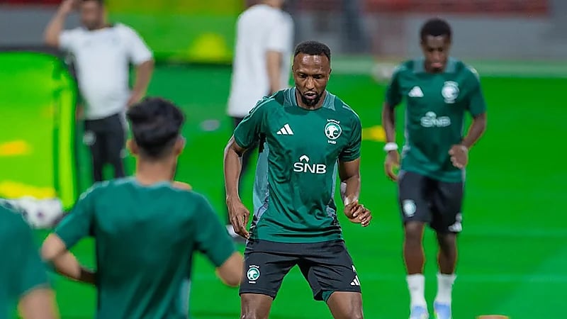 الأخضر يواصل استعداده لمواجهة البحرين