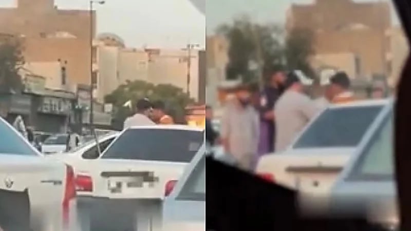 بالفيديو.. شباب إيرانيون ينقذون "شاب" من براثن مرتزقة خامنئي