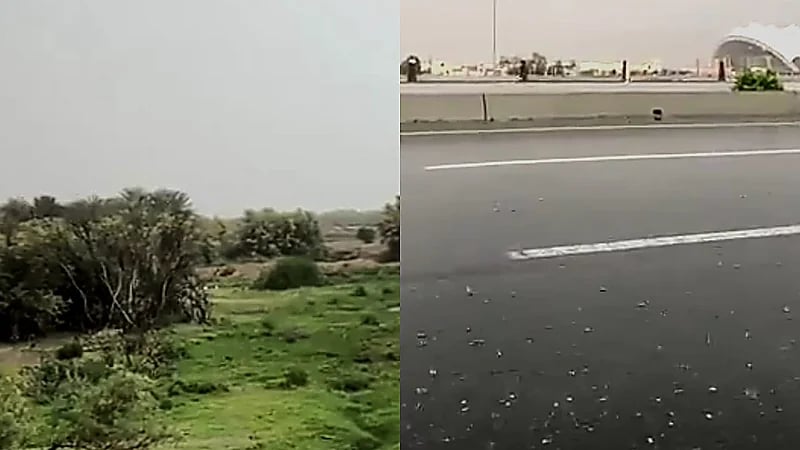 الطائف تكتسي حُلة المطر: أجواء ساحرة تعم المدينة.. فيديو