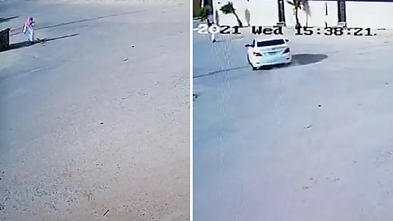 بالفيديو .. لحظة دهس وقتل وسحل رجل بطريقة مروعة