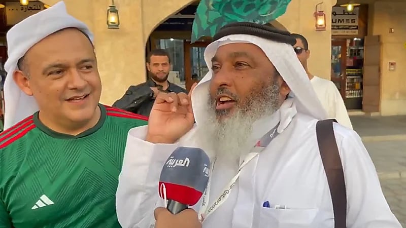 شاهد.. مواطن يتحدى مشجع مكسيكي بالفوز بهدفين