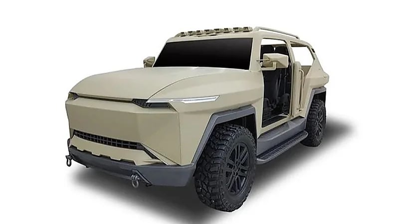 بالصور.. كيا ترفع الستار عن نسختها ATV الاختبارية بمعرض الدفاع الدولي IDEX