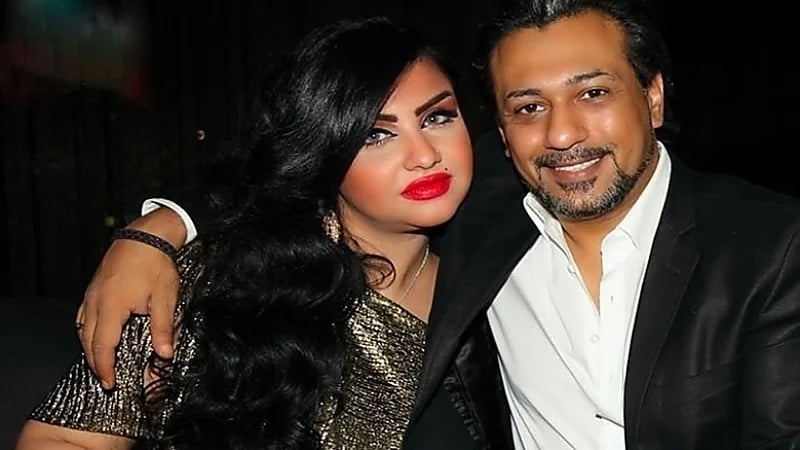 محمد الصيرفي يظهر مع زوجته السابقة لأول مرة (صورة)