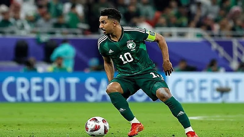 سالم الدوسري مهدد بالغياب عن الأخضر في بداية خليجي 26