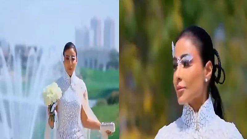 مهيرة عبدالعزيز تقيم حفلا ضخما في قصر احتفالا بطلاقها من زوجها.. فيديو