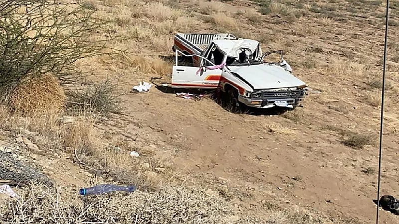 مصرع شخص وإصابة ثلاثة في حادث تصادم بالباحة