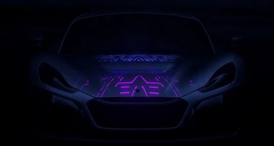 ريماك تقدم ثاني الصور التشويقية لسيارتها الكهربائية الجديدة الخارقة