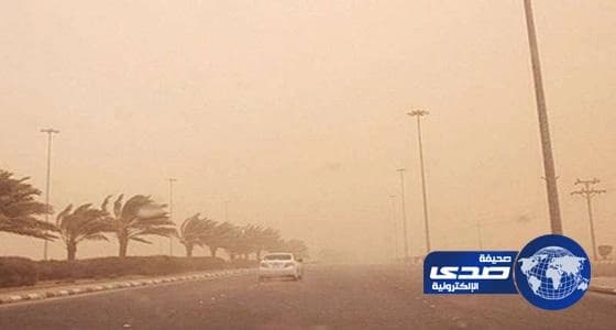 الأرصاد : استمرار نشاط الرياح المثيرة للأتربة على عدة مناطق