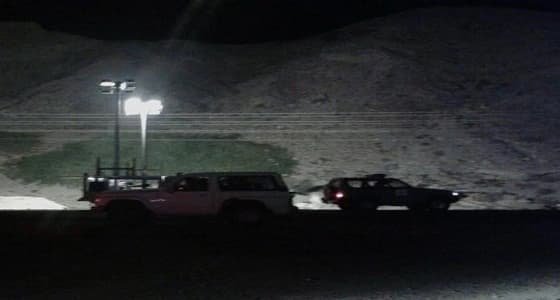 " شرطة أملج " تلقي القبض على الموقوف الهارب من سيارة الترحيلات