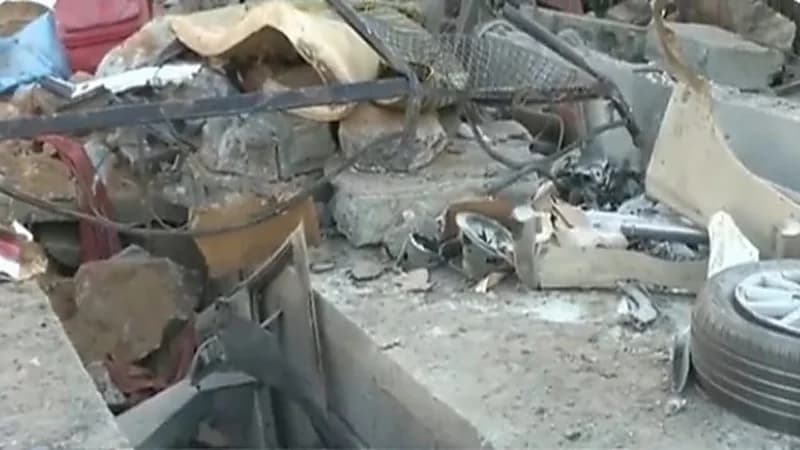 شاهد.. الأضرار الناتجة عن سقوط صاروخ باليستي على المنطقة الصناعية بأحد المسارحة