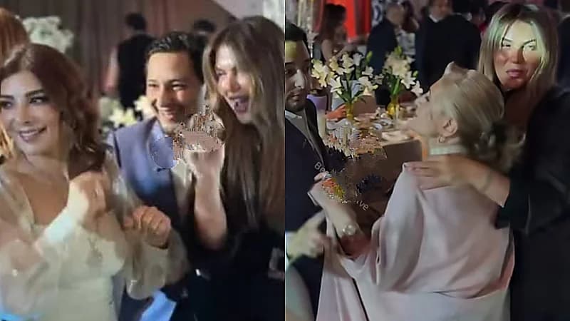 شيري عادل تشارك أصالة وعائلتها فرحة زفاف نجل شقيقتها أماني نصري.. فيديو