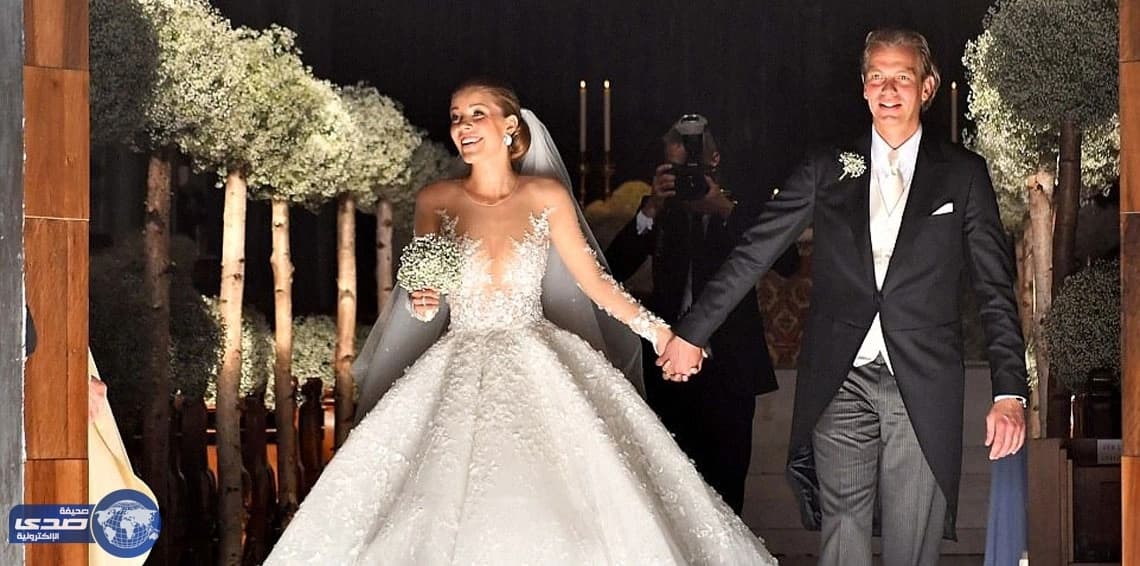 بالصور.. زفاف أسطوري لوريثة إمبراطورية سواروفسكي للأحجار الكريمة