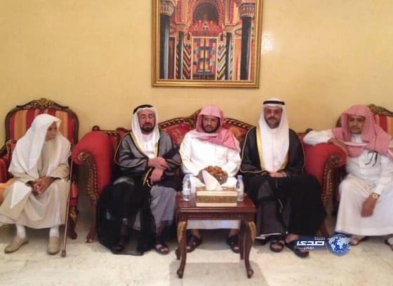 الملك وولي العهد وحاكم الشارقة يعزون "البشري" (صور)