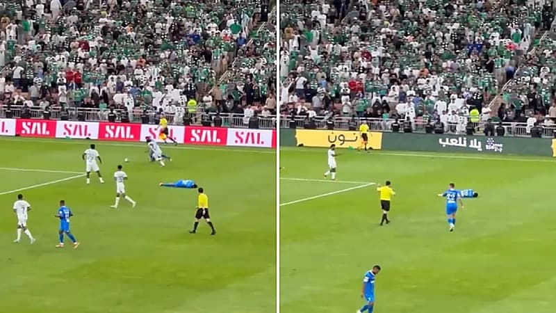 لحظة ضرب كيسيه لوجه سعود عبدالحميد.. فيديو