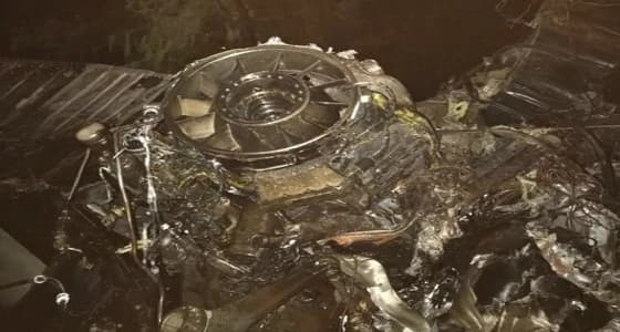 صورة| العثور على بطاقة محترقة بين حطام طائرة الموت