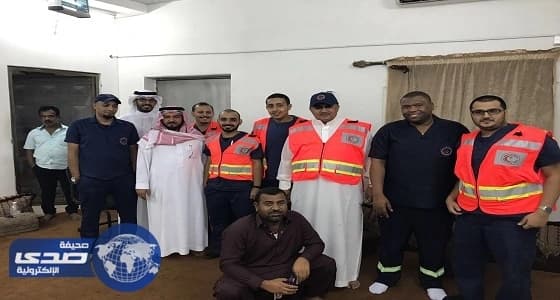 الحبشي يشارك منسوبي مركز اسعاف الرحيلي افطارهم