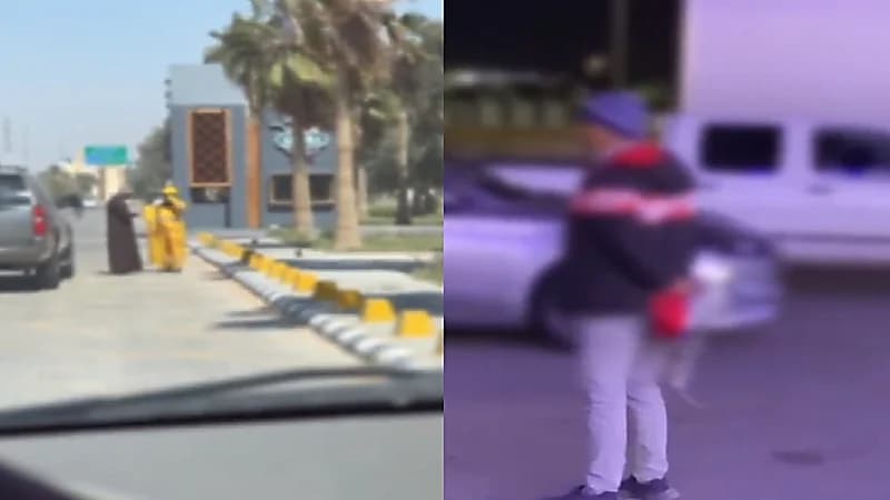 ضبط 3 مقيمين تسولوا في الحدود الشمالية