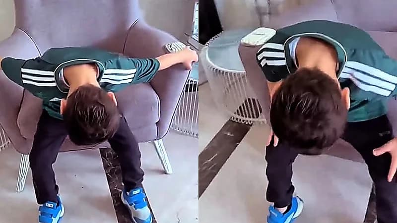 نجل محمد الشلهوب يُقلد احتفالية سعود عبدالحميد .. فيديو