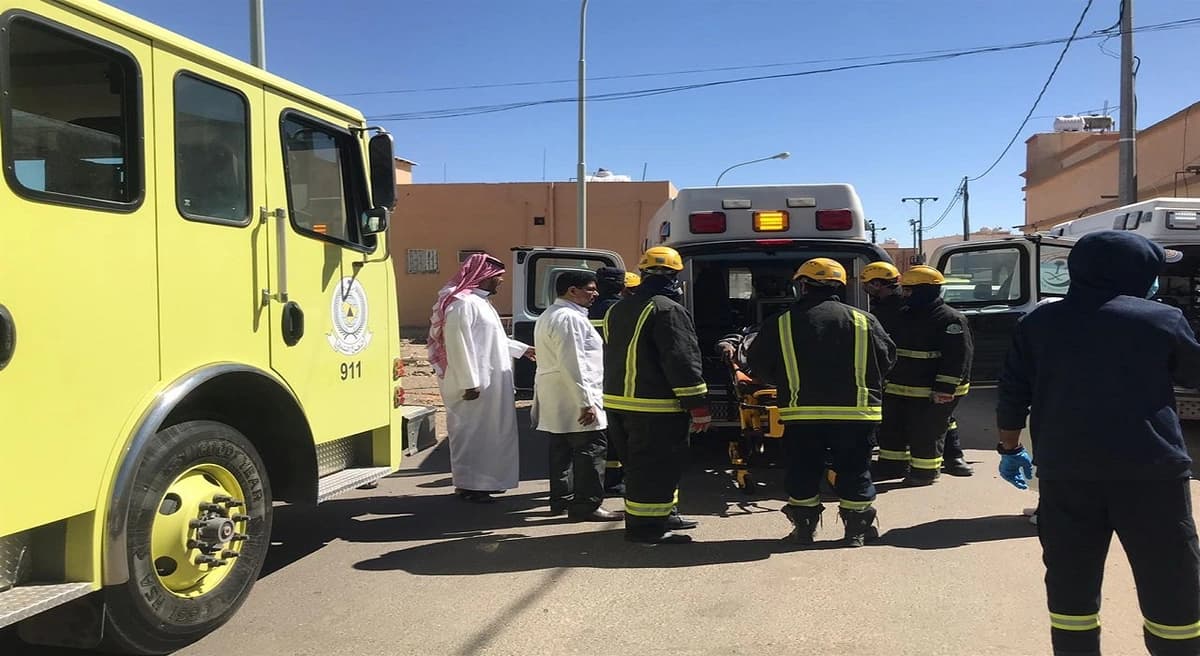 مدني الموية ينفذ فرضية اخلاء بمبنى الجمعية الخيرية